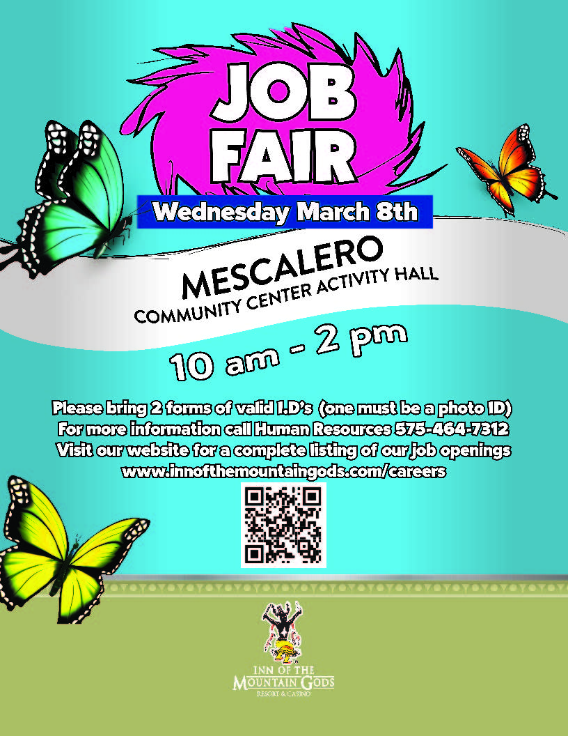 Job Fair March 8,2023 in the Community Center Activity Hall Official