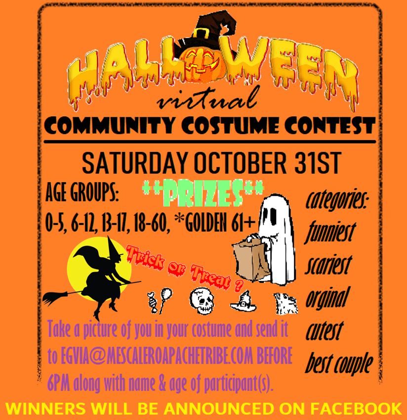 Virtual Halloween Costume Contest! Official Website of the Mescalero
