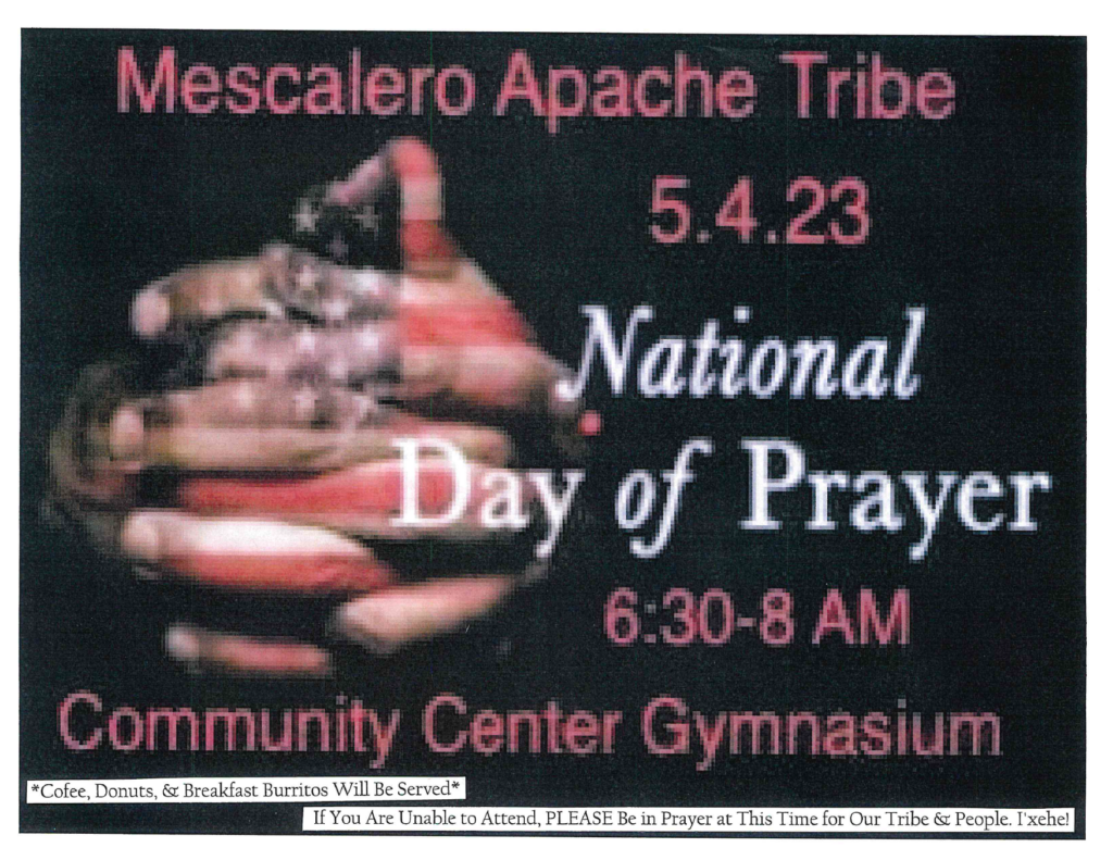 Tribal Council declare a new Tribal holiday to honor the Apache